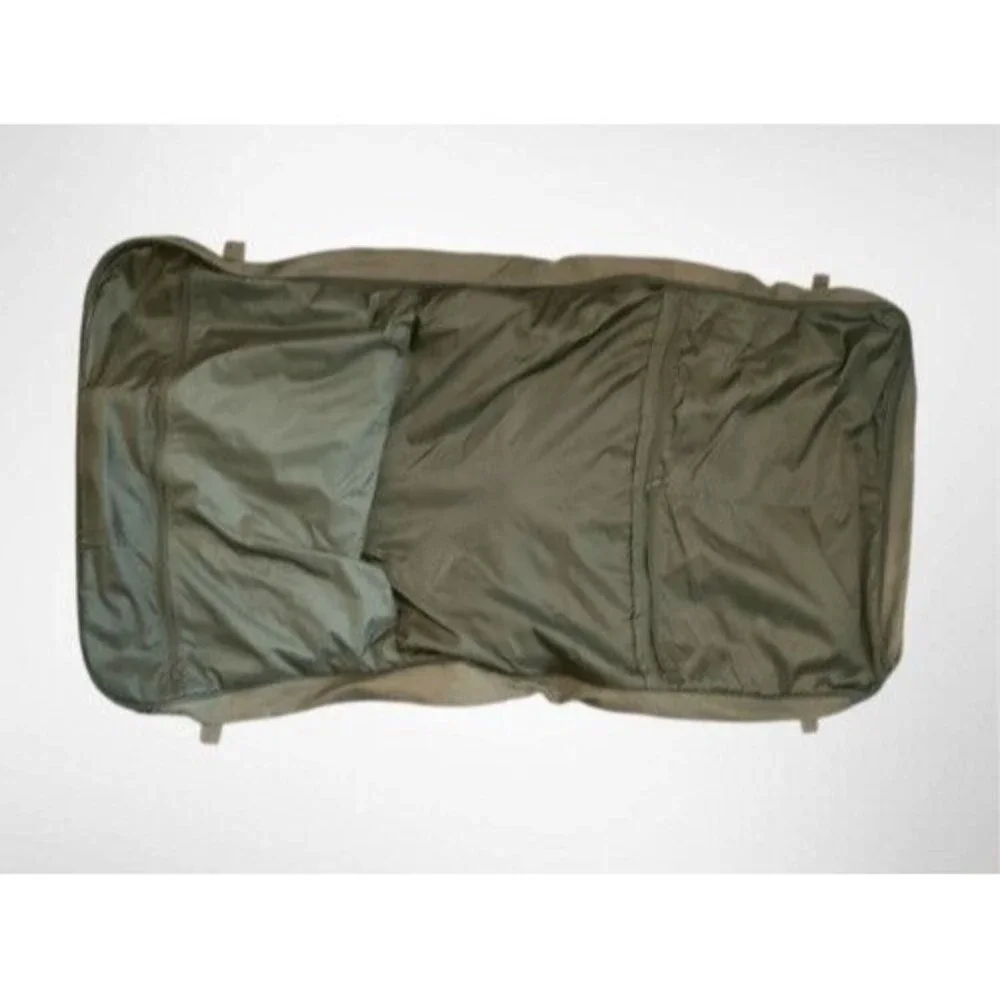 VTG JEEP Wrangler Canvas Travel Equipment Garment Bag‎ Men Size L Army Green/Tan